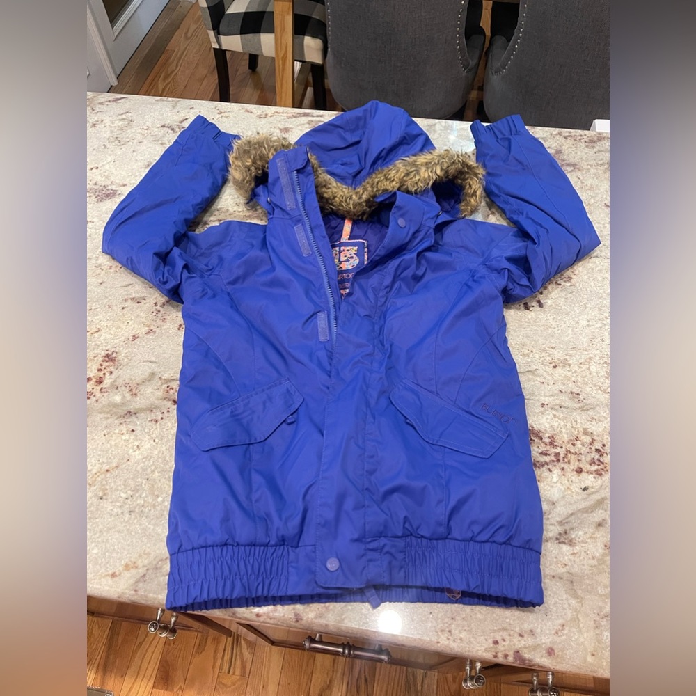 Burton Dry Ride girls Medium 10/12 purple snowboard ski jacket